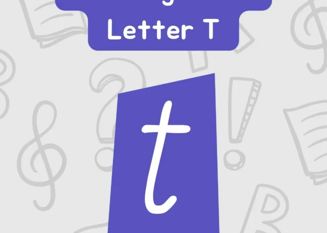 Learning About Letter T