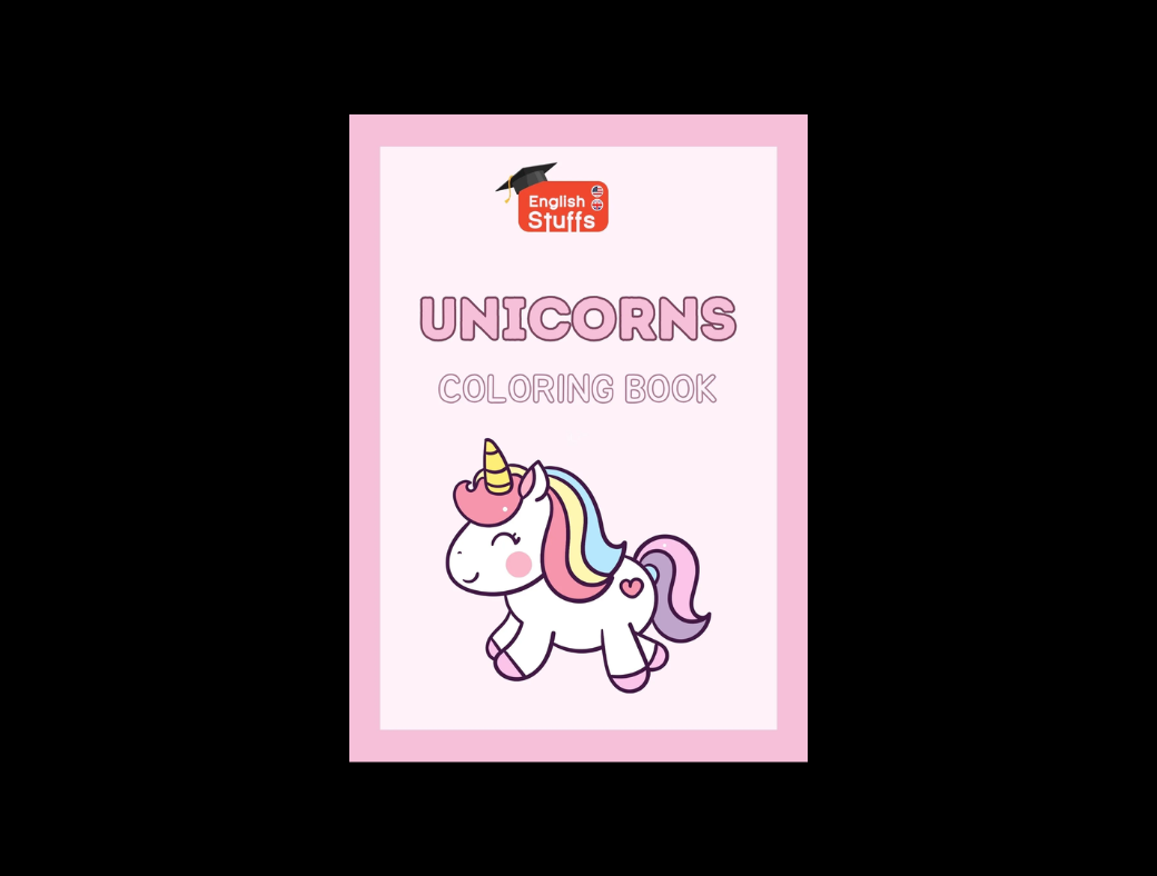 Unicorns coloring book