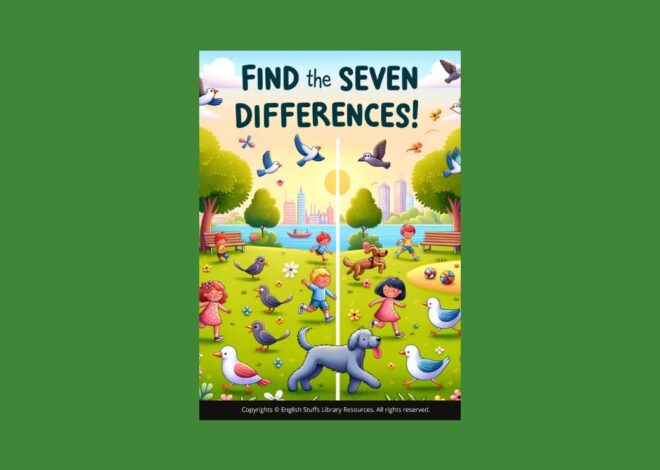Find the seven differences Worksheet