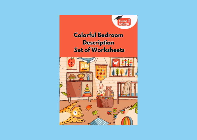 Colorful Bedroom Description Worksheet