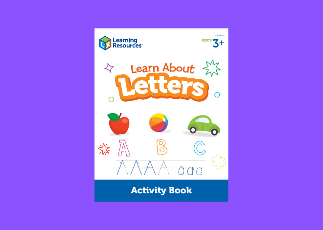 Learn About Letters Activity Book Grade K